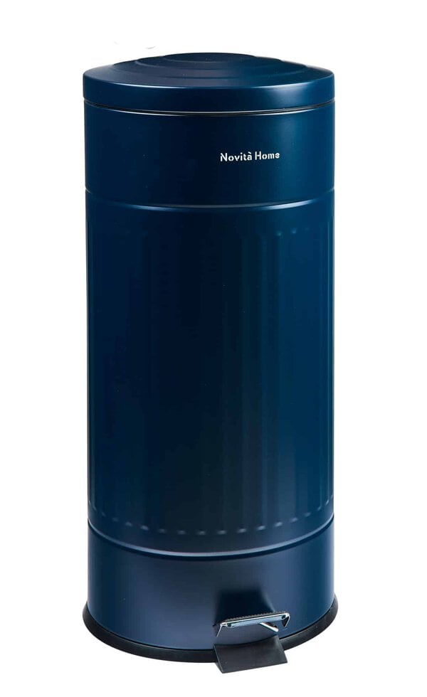 Cubo de basura con pedal "Daily" 30 L, azul marino - Imagen 3