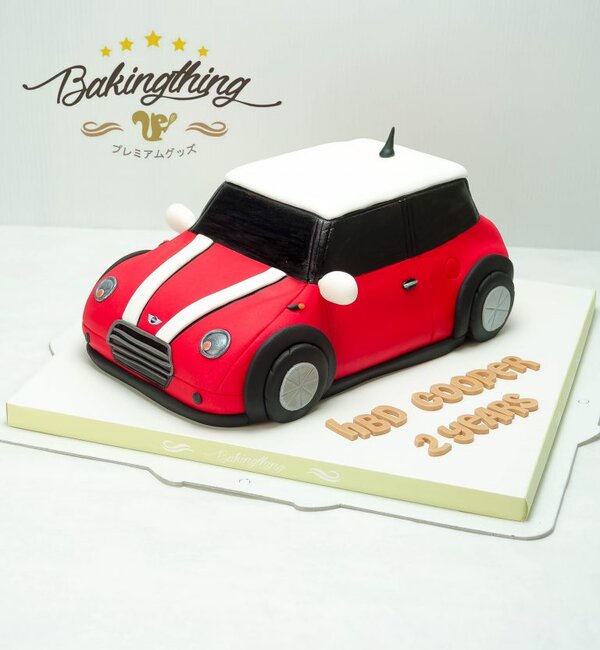 เค้ก 3 มิติ Mini cooper