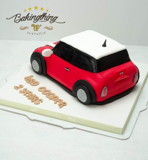 เค้ก 3 มิติ Mini cooper
