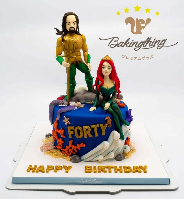 เค้ก 3 มิติ Aqua man