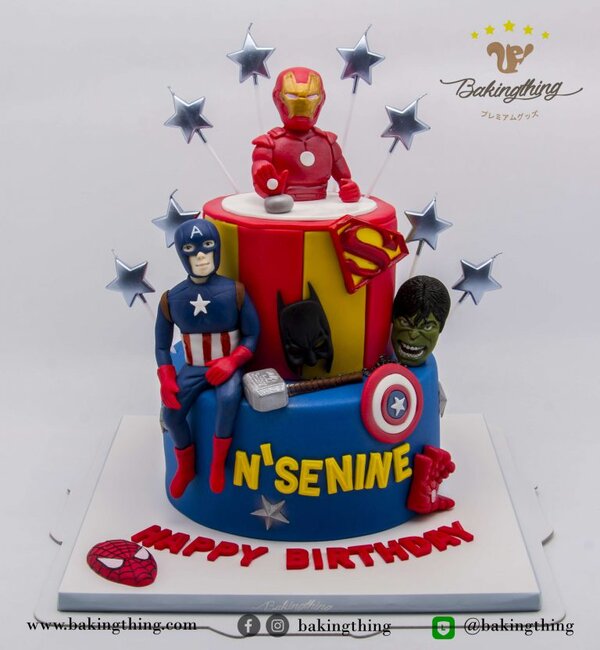 เค้ก 3 มิติ Superhero