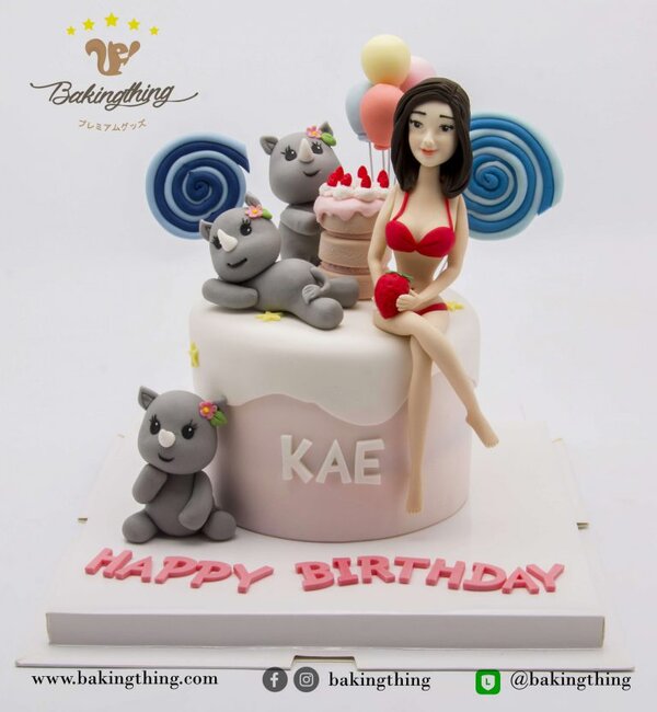 เค้ก 3 มิติ ผู้หญิง