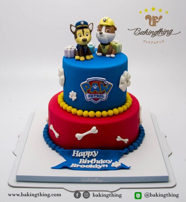 เค้ก 3 มิติ Paw patrol