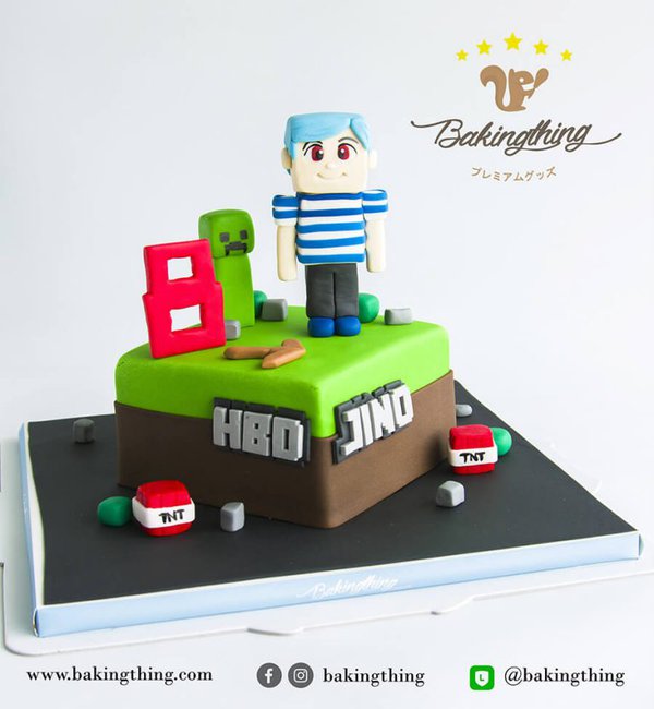 เค้ก 3 มิติ Minecraft
