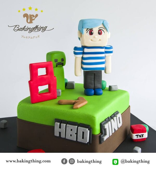 เค้ก 3 มิติ Minecraft