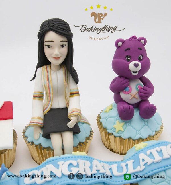 คัพเค้ก 3 มิติ Carebear
