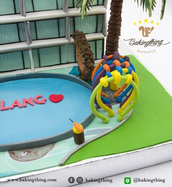 เค้ก 3 มิติ buidling