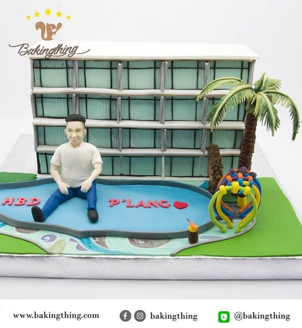 เค้ก 3 มิติ buidling