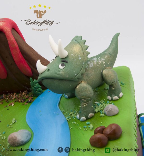 เค้ก 3 มิติ ไดโนเสาร์