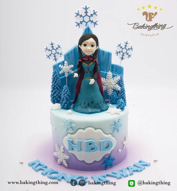 เค้ก 3 มิติ Anna Frozen
