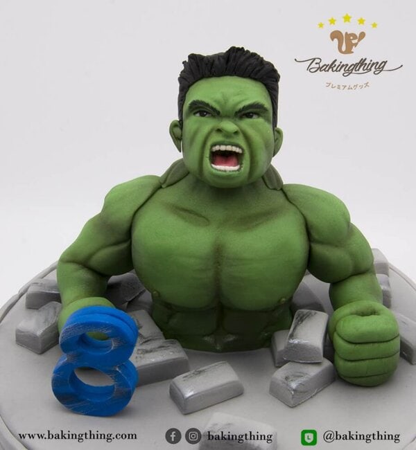 เค้ก 3 มิติ The Hulk
