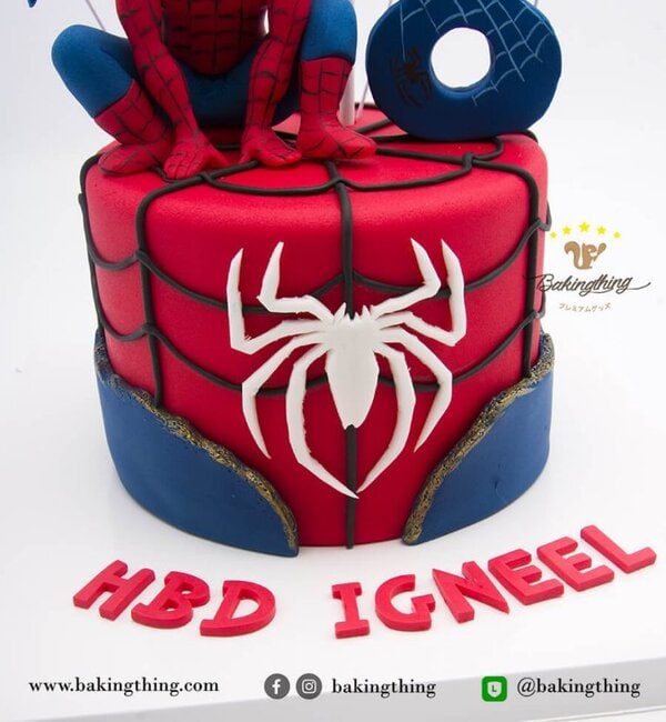เค้ก 3 มิติ Spiderman