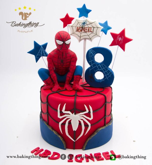 เค้ก 3 มิติ Spiderman