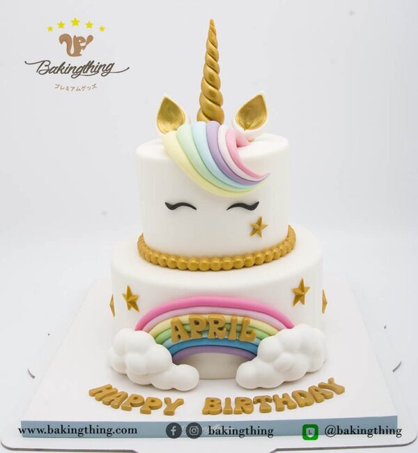 เค้ก 3 มิติ Unicorn