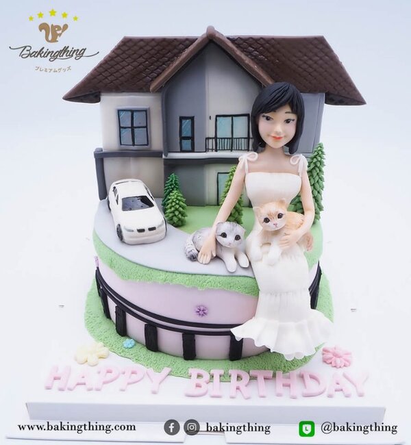 เค้ก 3 มิติ ผู้หญิง