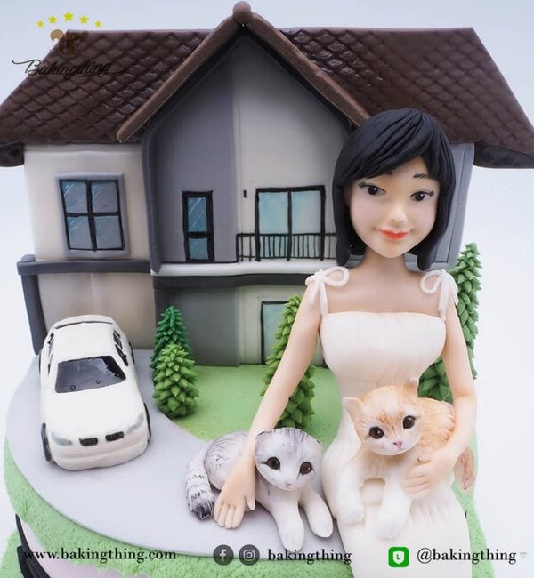 เค้ก 3 มิติ ผู้หญิง