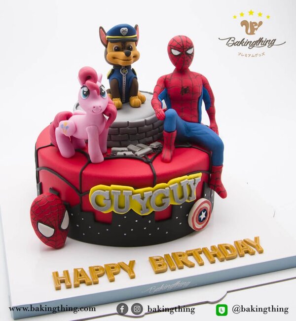 เค้ก 3 มิติ Superhero