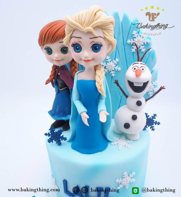 เค้ก 3 มิติ Elsa Frozen