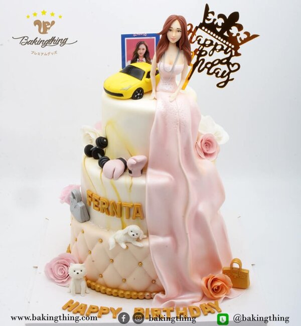 เค้ก 3 มิติ ผู้หญิง