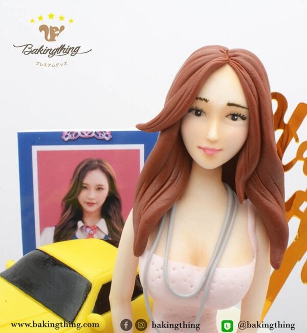 เค้กการ์ตูน ผู้หญิงสวย