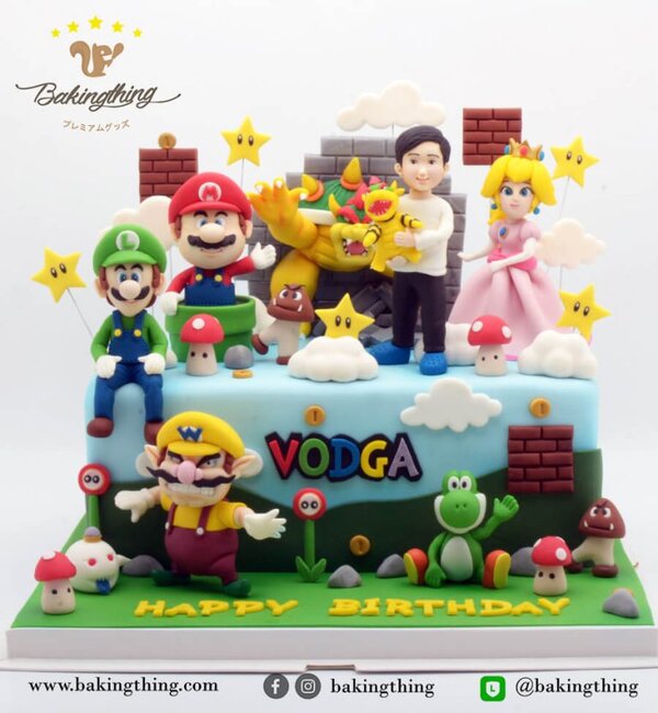 เค้กการ์ตูน Mario