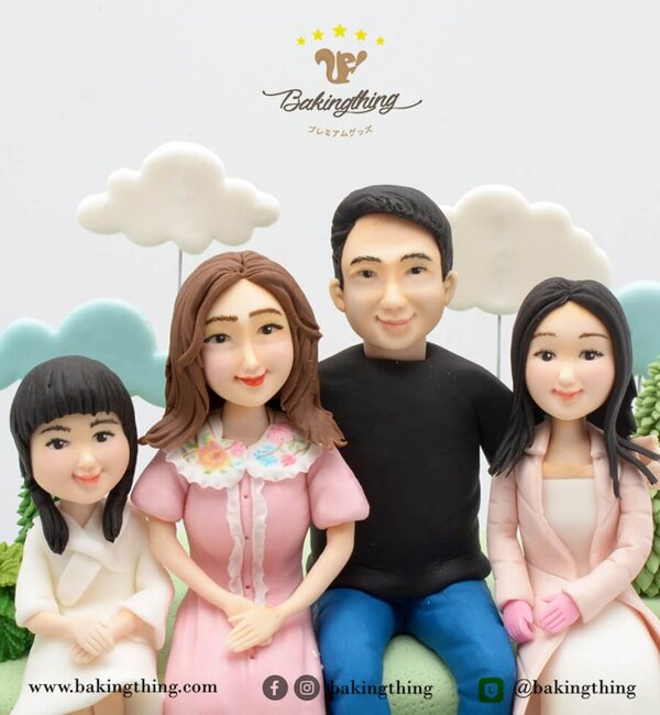 เค้ก 3 มิติ ครอบครัว