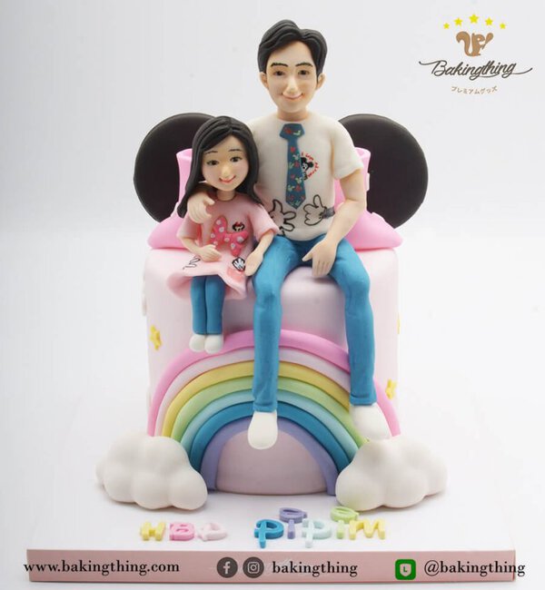 เค้ก 3 มิติ พ่อลูก