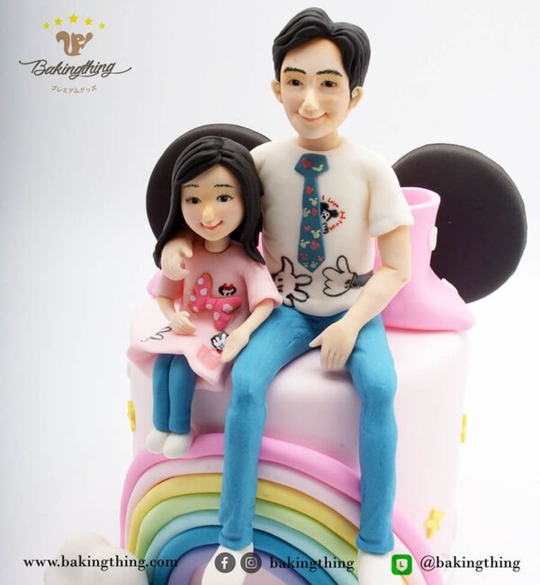 เค้ก 3 มิติ พ่อลูก