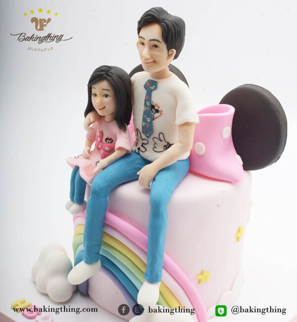 เค้ก 3 มิติ พ่อลูก