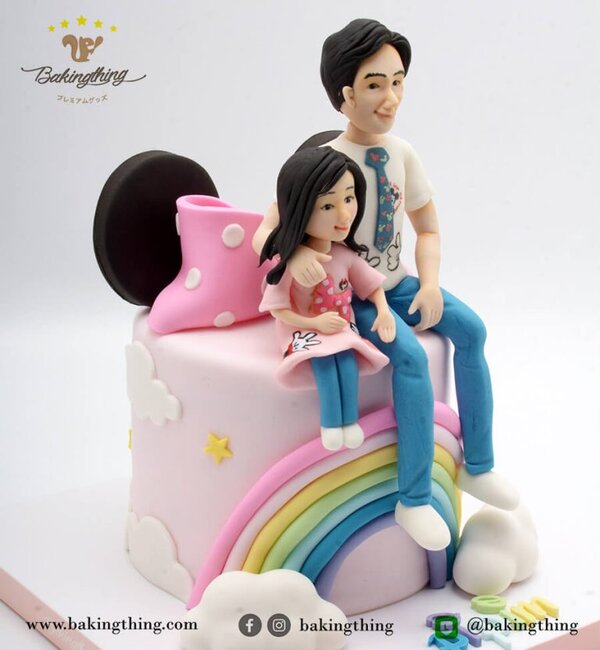 เค้ก 3 มิติ พ่อลูก