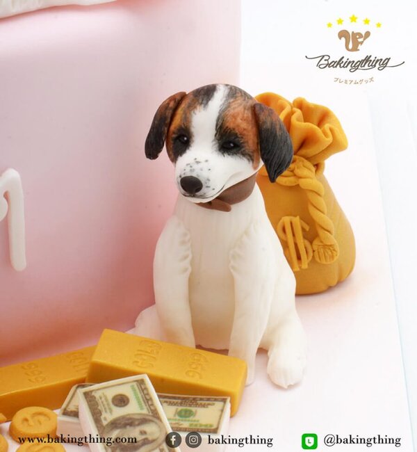 เค้ก 3 มิติ ผู้หญิง รักหมา