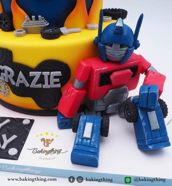 เค้ก 3 มิติ Transformer