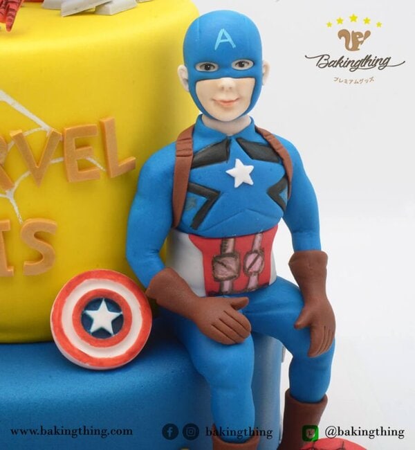 เค้ก 3 มิติ superhero