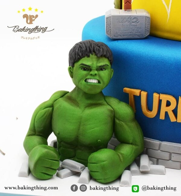 เค้ก 3 มิติ superhero