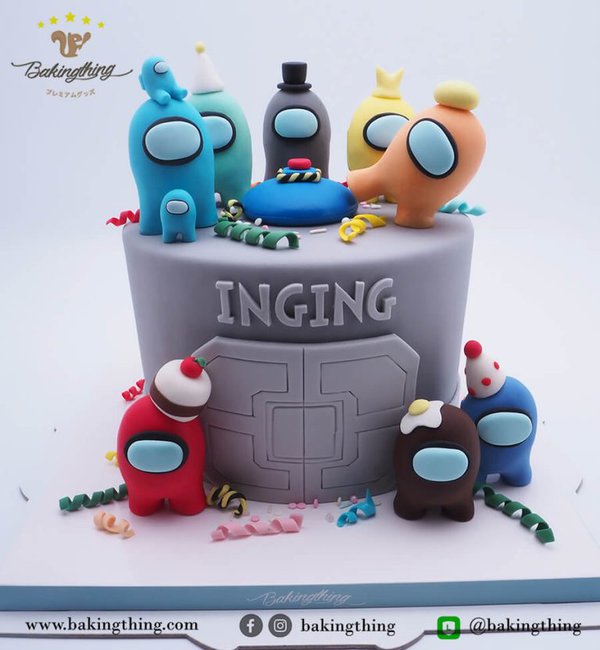 เค้กการ์ตูน Among Us