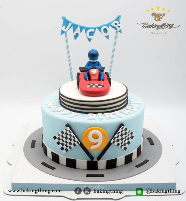 เค้กวันเกิด รถแข่ง