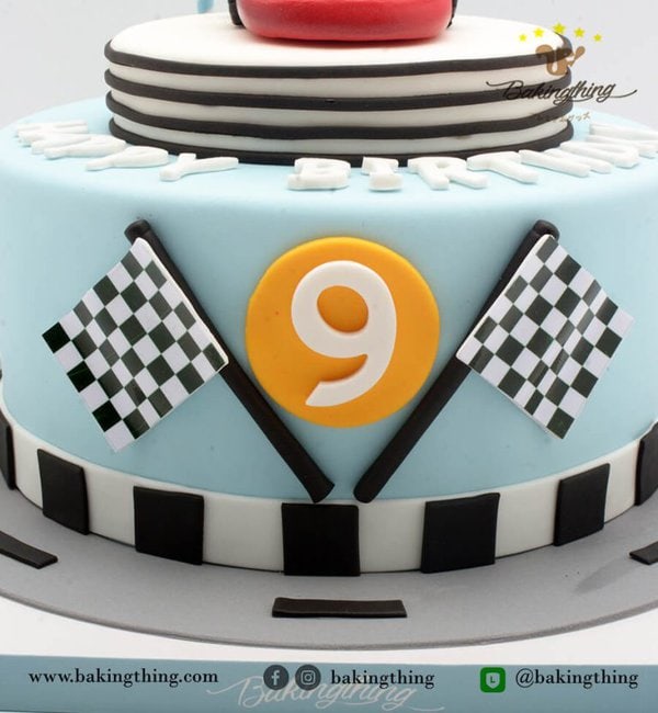 เค้กวันเกิด รถแข่ง