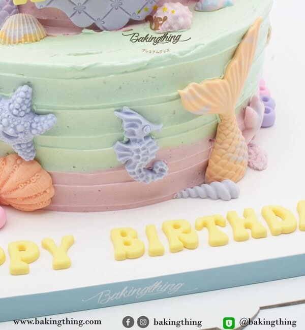 เค้กวันเกิด Mermaid