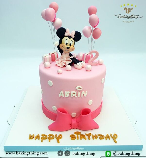 เค้กวันเกิด Minnie mouse