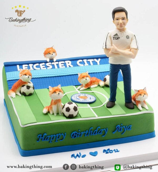 เค้กวันเกิด Leicester city