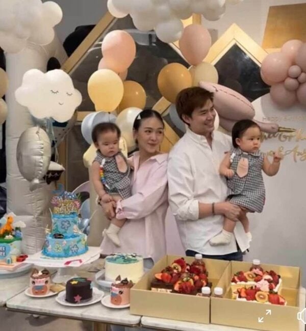 เค้กวันเกิด น้องแฝด ลูก คุณบีม กวี