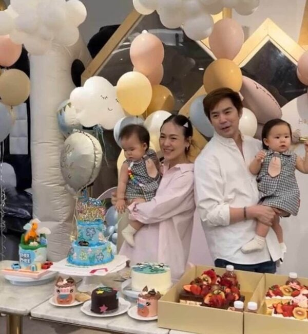 เค้กวันเกิด น้องแฝด ลูก คุณบีม กวี