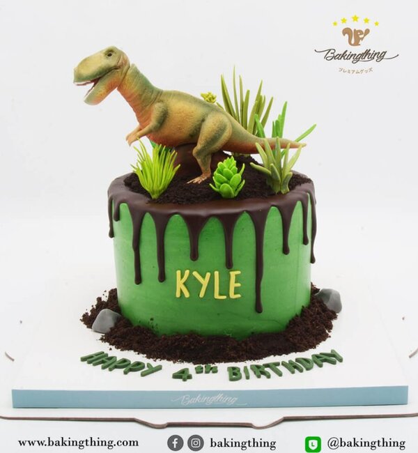 เค้ก 3 มิติ ไดโนเสาร์