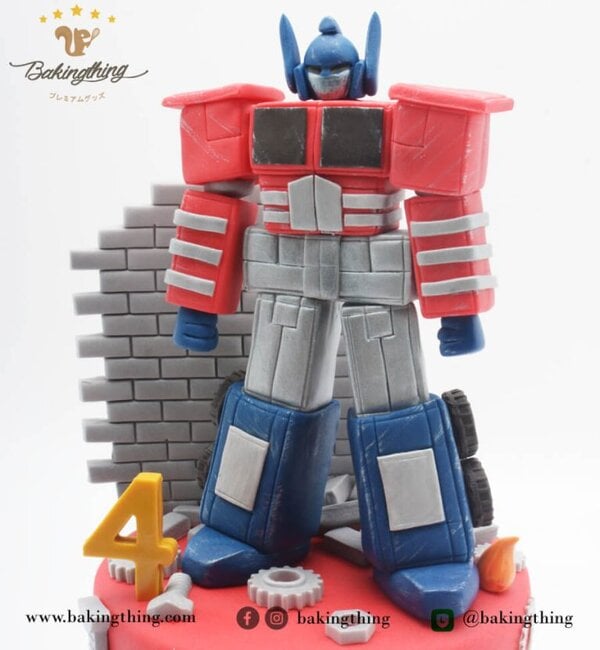 เค้ก 3 มิติ Transformer