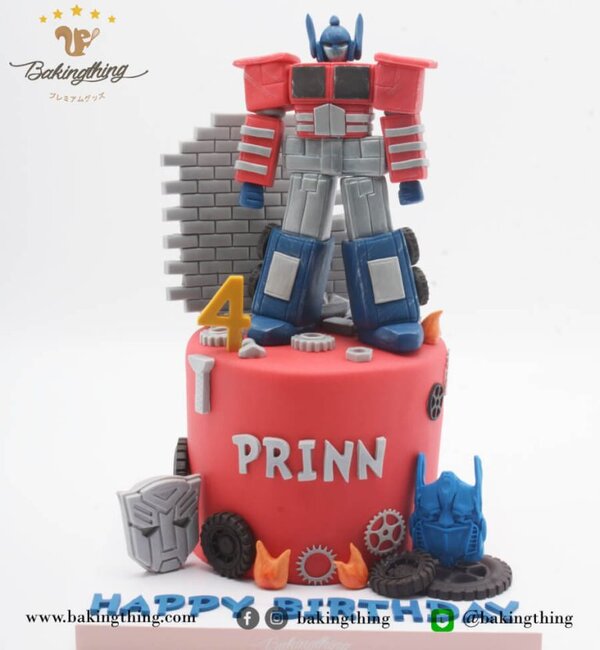 เค้ก 3 มิติ Transformer