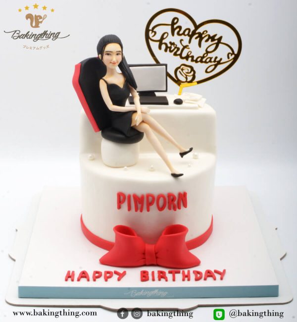เค้ก 3 มิติ working woman