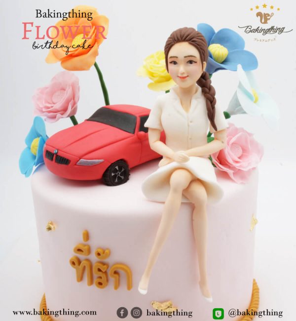 เค้ก 3 มิติ Flower