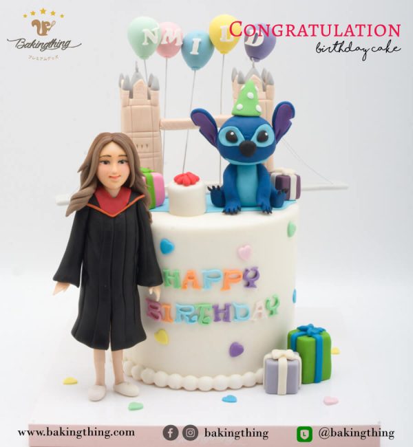 เค้ก 3 มิติ รับปริญญา