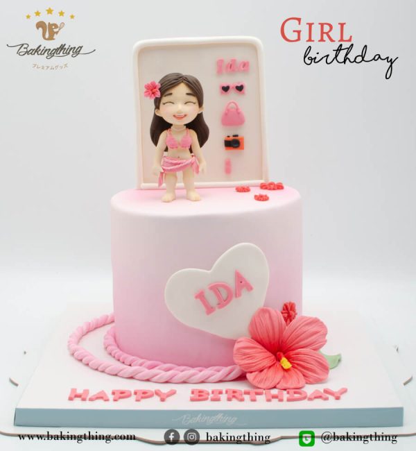 เค้ก 3 มิติ Girl