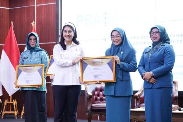 Melinda Aksa Paparkan Strategi Pembangunan Keluarga di Hadapan TP PKK Se-Indonesia